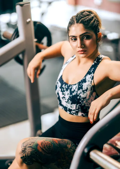 I am Gym Freak But I enjoy Doing my workout on Bed 2