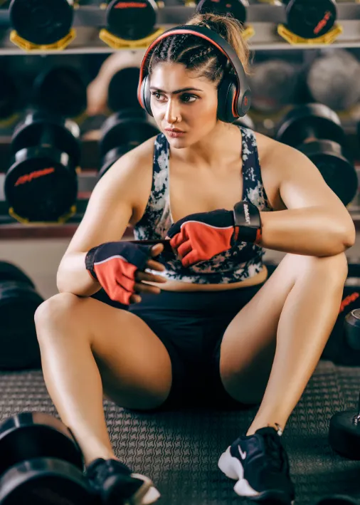 I am Gym Freak But I enjoy Doing my workout on Bed 3